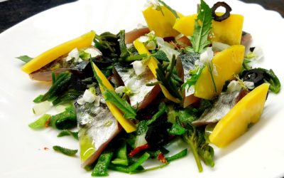 HIERBAS Y VERDURAS EN SALMUERA CON TARAXACUM EN ESCABECHE