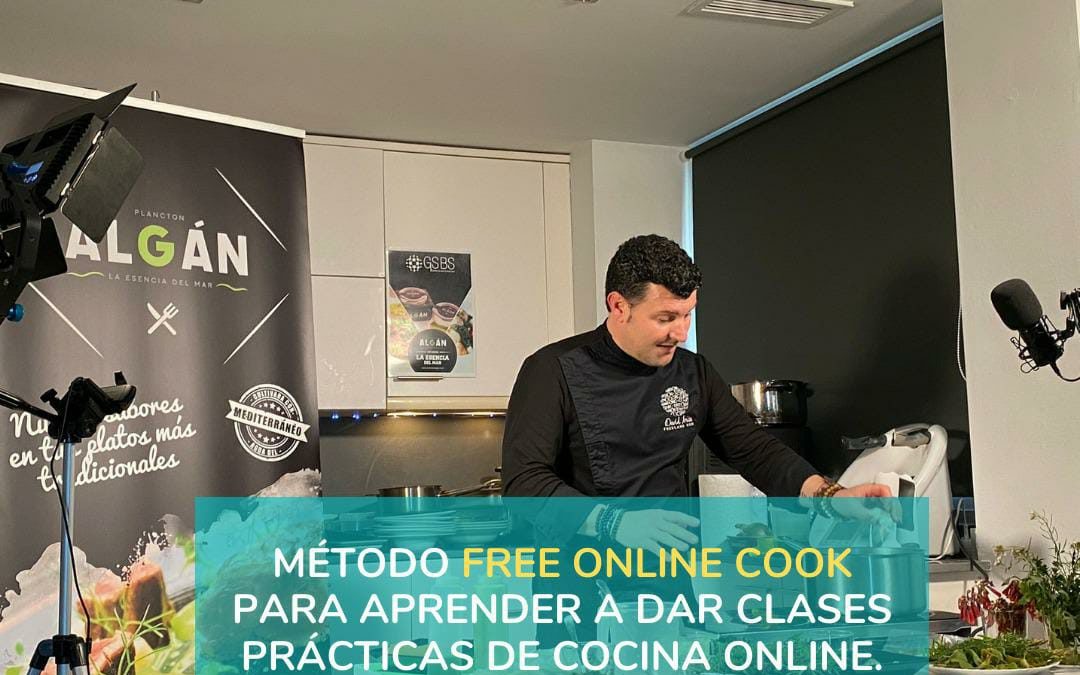 El 22 de abril no te puedes perder la 3ª edición del método FreeOnlineCook para dar clases prácticas de cocina online
